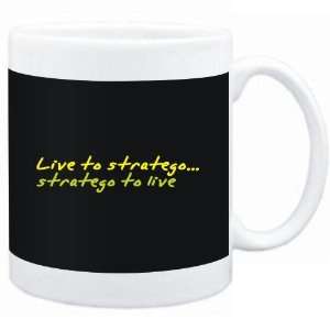  Mug Black  LIVE TO Stratego ,Stratego TO LIVE   Sports 