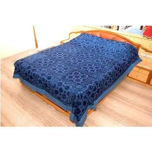   Thread Embroidery Mirror Work Bedspread   Twin Size