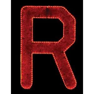   1563 Red R Red Capital Letter R   RL LED Lights