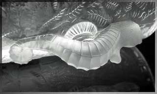 1940s Bohemian ART DECO Seahorse GLASS VASE Barolac Aux Hippocampes by 