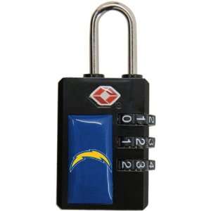    NFL San Diego Chargers Combination Luggage Lock