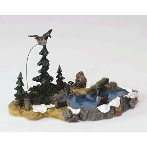   Lemax Christmas Village Landscaping Duck Pond #13365