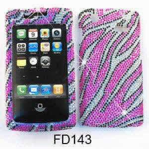  Samsung Captivate i897 Full Diamond Crystal, Pink Zebra 