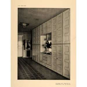  1906 Hans Ofner Interior Design Entrance Hall Print 