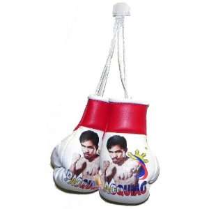  Manny Pacman Pacquiao mini Gloves Red Pair Everything 