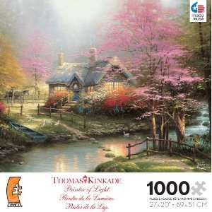    Thomas Kinkade 1000 Pc Stepping Stone Cottage Puzzle Toys & Games