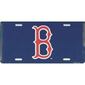 Boston Red Sox B Front Novelty License Plate 6x12 
