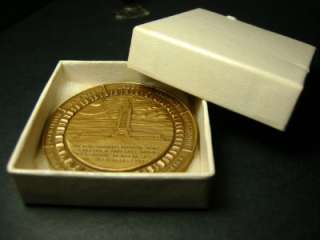 1867 ~ 1967 NEBRASKA CENTENNIAL DEDICATION TO OUR FUTURE BRONZE MEDAL 