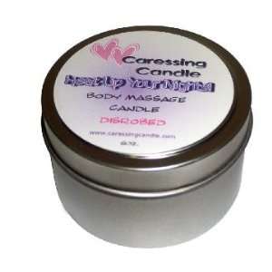  Caressing Candle Body Massage Candle, Disrobed Unscent 