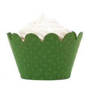  Maya Leaf Green Mini Cupcake Wrappers (set of 108 