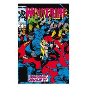  Wolverine #7 Cover Wolverine, Hulk and Karma Giclee 
