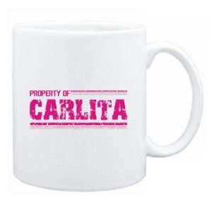  New  Property Of Carlita Retro  Mug Name