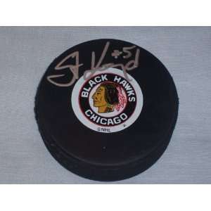  Steve Konroyd Autographed Chicago Blackhawks Original Six 