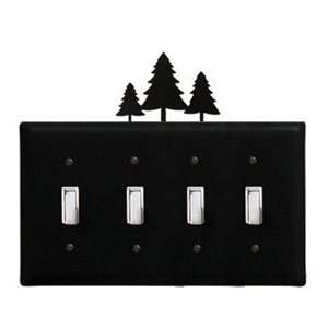 Pine Trees   Switch Cover Quad