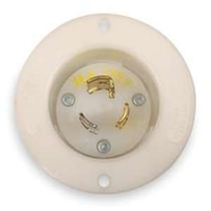  HUBBELL HBL4716C AC Flanged Inlet NEMA L5 15 Male White 