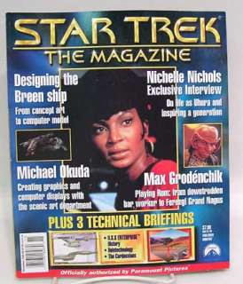 Nov 1999 STAR TREK Magazine w/ NICHELLE NICHOLS, Max Geodenchik and 