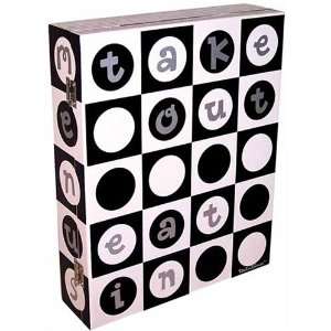   & White Mod Circles Take Out Menu Box By Tatutina