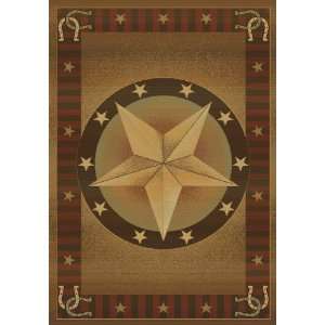  Texas Star Rug From the Horizons Collection (47 X 63 