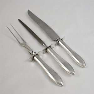   Carving Fork, Knife & Sharpener, Roast Size, Gaurds