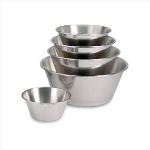   12580 xx Stainless Steel Mixing Bowl with Flat Bottom Size 1 1/8 Qts