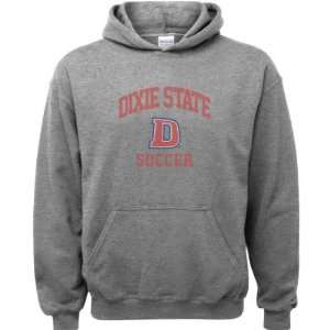 Dixie State Red Storm Sport Grey Youth Varsity Washed Soccer Arch 