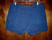 60s LEVIS Big E Sta Prest Shorts 35 x 4 Navy Unisex  