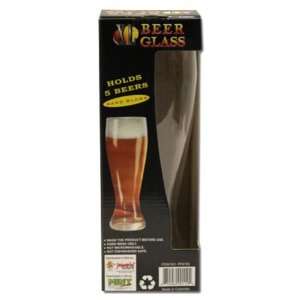  XL Giant Beer Glass, Holds 5 Beers Case Pack 4