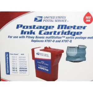  Pitney Bowes #797 0 #797 Q Red Ink Cartridge for K700 