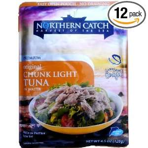 Northern Catch Premium Chunk Light Tuna in Water, 4.5 Ounce (Pack of 