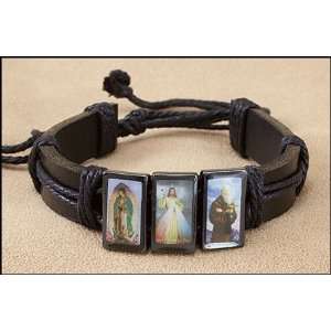  Blessed By Pope Benedetto XVI Leather Divine Mercy St Benedict 