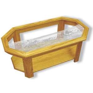  Glass Top Coffee Table With Cattle Drive Etched Glass   Cattle Drive 