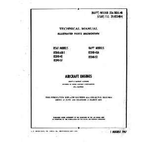   Whitney R 1340 Aircraft Engine Parts Manual Pratt & Whitney Books