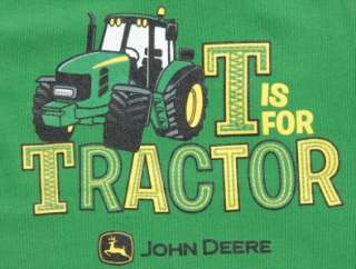 New JOHN DEERE Infant Boys TRACTOR T Shirt 12M 18M 24M  