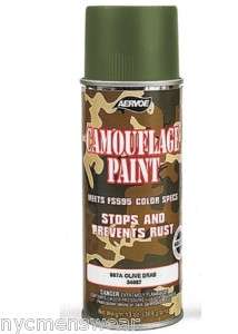 OLIVE DRAB MILITARY CAMOUFLAGE SPRAY PAINT  