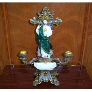  St. Jude Themed Figurine and Candleholder    14