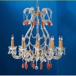  Chandelier Size 28Wide x 28Long x 31High 69720 OG GCA 