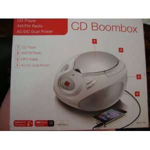  CD Boombox AM/FM Radio dual power  ready Electronics