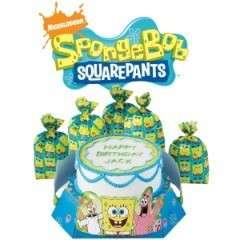 Spongebob CAKE Stand Kit birthday party favor loot bags  