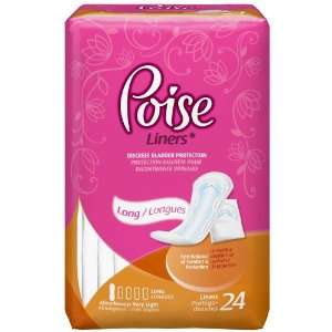  Poise Pantiliners, Extra Plus Absorbency, 24 Count Health 