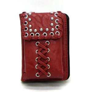   Mini Purse Cell Phone Zip Around Wallet for I Phone 