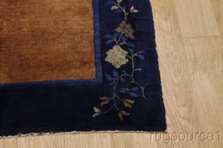   Antique Square Art Deco 8x9 Nichols Chinese Oriental Area Rug Carpet