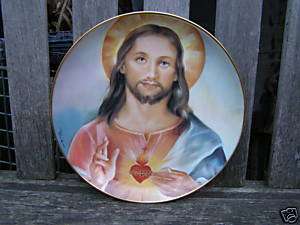 FRANKLIN MINT MADONNA OF THE SACRED HEART LIMITED PLATE  