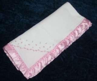 CARTERS PRETTY IN PINK Security Blanket Satin Lovey  