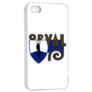 ORVAL Beer Logo Case for Iphone 4/4s White Cell Phones 
