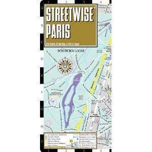   City Center Street Map of Paris, France [Map] Streetwise Maps Books