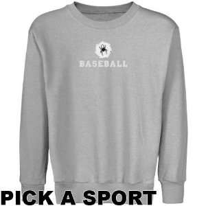   Sport Logo Applique Crew Neck Fleece Sweatshirt