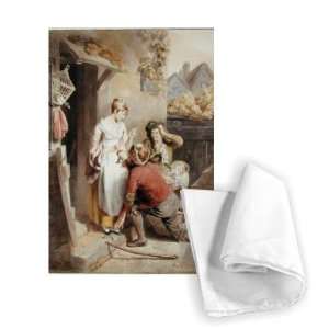  Inattention, 1808 (w/c, pen & ink, sponging   Tea Towel 