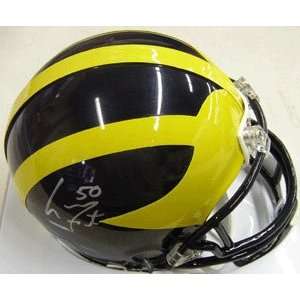  Larry Foote Signed Michigan Wolverines Riddell Replica 