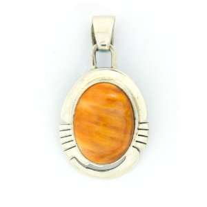  Pendant Orange Spiny Oyster includes chain Jewelry
