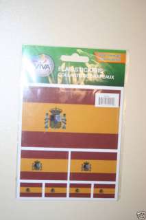 SPAIN COUNTRY FLAG COLLECTION OF STICKERS ESPANA  